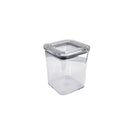 Kit Potes Herméticos Acrílico Cristal 200ml Empilháveis | Organizador de Alimentos com Vedação Premium