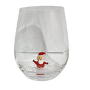 Conjunto 4 Copos Vidro Papai Noel Natal