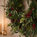 Guirlanda Decorativa Natal Verde e Vermelha 70cm